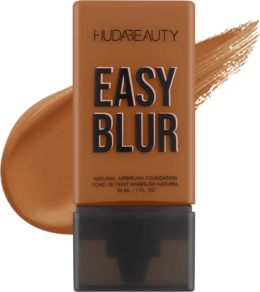 Тональный флюид Huda Beauty Easy Blur Natural Airbrush Foundation матирующий натуральный, 30 мл, оттенок Gingerbread 430N