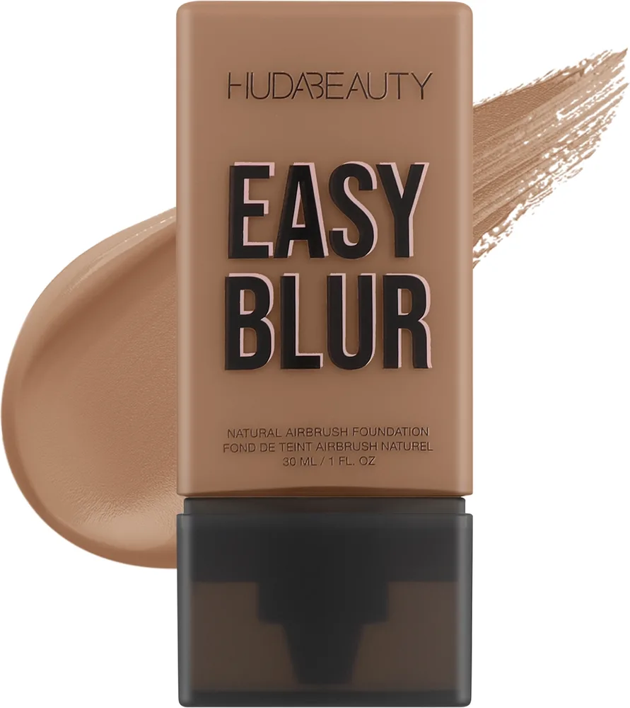 Тональный флюид Huda Beauty Easy Blur Natural Airbrush Foundation матирующий натуральный, 30 мл, оттенок Mocha 500 г