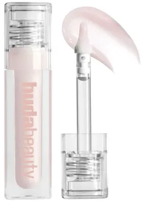 Блеск для губ Huda Beauty Icy Nude Faux Filler Lip Gloss с шиммером, с эффектом филлера, 3,9 мл