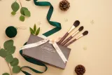 Набор кистей для макияжа лица Clavier Nature & More из 3 предметов — фото 2