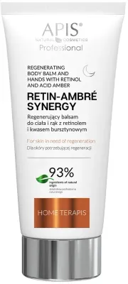 Восстанавливающий ночной бальзам для тела и рук APIS Professional Retin-Ambre Synergy с ретинолом, 200 мл