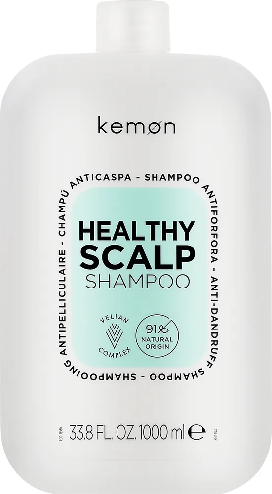 Шампунь Kemon Healthy Scalp против перхоти, с комплексом Velian (коровяк, бессмертник, лён, ромашка) и пироктон оламином, 250 мл, Италия
