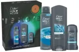 Набор Dove Men+Care Advanced Clean Comfort антиперспирант 150 мл гель для душа 250 мл и антиперспирант-стик 50 мл — фото 1