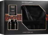 Набор Baylis & Harding Black Pepper & Ginseng гель для душа 100 мл мыло для лица 100 мл кристаллы для ванны 75 г и халат — фото 2