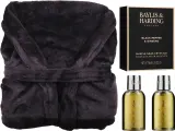 Набор Baylis & Harding Black Pepper & Ginseng гель для душа 100 мл мыло для лица 100 мл кристаллы для ванны 75 г и халат — фото 3