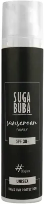 Лосьон солнцезащитный Suga Buba Family SPF 30+ оксид цинка водостойкий 100 мл