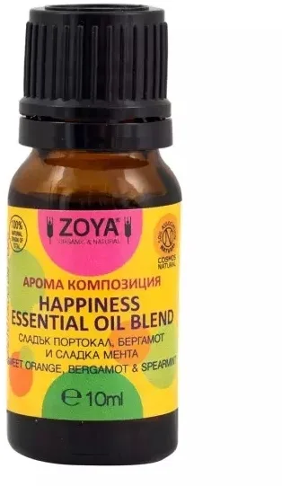 Смесь эфирных масел Zoya Goes Pretty Happiness 10 мл апельсин бергамот мята