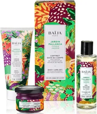 Набор для тела Baija Jardin Pallanca крем для тела гель для душа и скраб 75+100 мл+50 г с подсолнечным маслом и глицерином