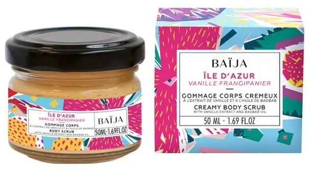 Скраб для тела Baija Iles D'Azur Creamy Body Scrub кремовый, с экстрактом ванили и маслом баобаба