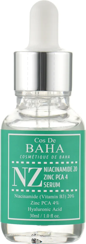 Сыворотка для лица Cos De BAHA Niacinamide + Zinc в высокой концентрации себорегулирующая 30 мл