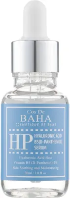Сыворотка для лица Cos De BAHA Hyaluronic Acid + Vitamin B5 увлажняющая 30 мл