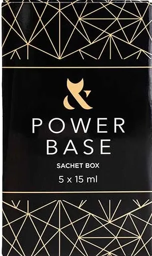 Набор баз для гель-лака F.O.X Base Power из пяти саше для маникюра 5x15 мл