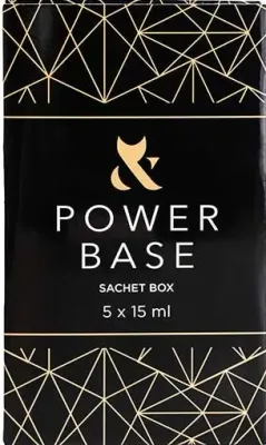 Набор баз для гель-лака F.O.X Base Power из пяти саше для маникюра 5x15 мл
