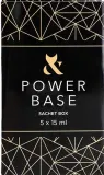 Набор баз для гель-лака F.O.X Base Power из пяти саше для маникюра 5x15 мл — фото 1