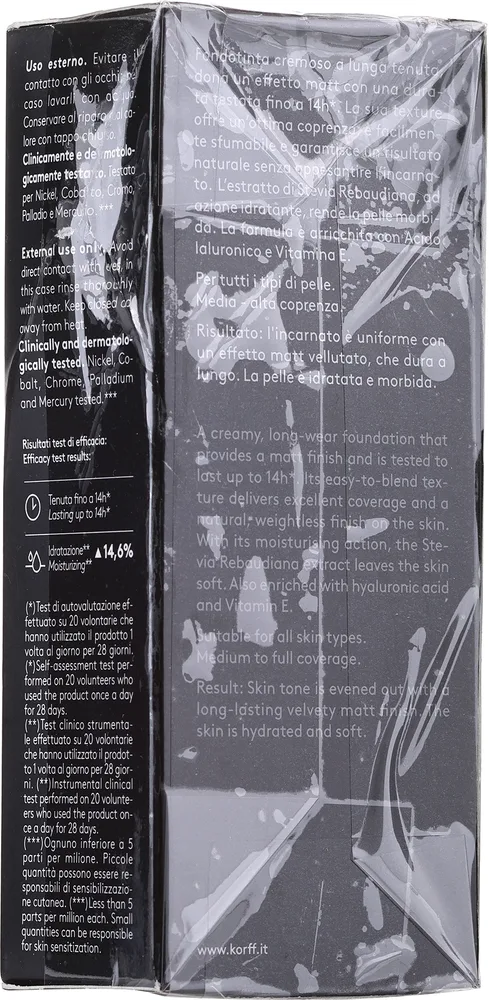 Тональный флюид Korff Cure Make Up Neverending Long Lasting увлажняющий стойкий, 30 мл