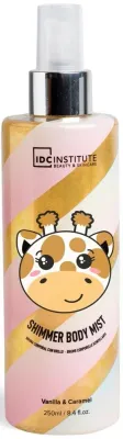 Мист для тела IDC Institute Cute Animals Giraffe с шиммером карамель и ваниль 250 мл