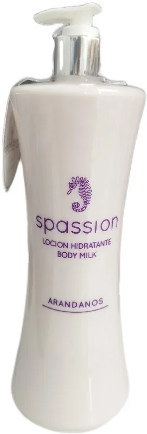 Увлажняющее молочко для тела Spassion Blueberry Body Milk с черникой, 800 мл