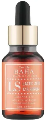 Сыворотка для лица Cos De BAHA Lactic Acid отшелушивающая осветляющая 30 мл