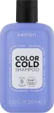 Шампунь Kemon Color Cold тонирующий, для холодного блонда, с фиолетовым пигментом против жёлтизны, с ромашкой и лилией, 250 мл, Италия — фото 2