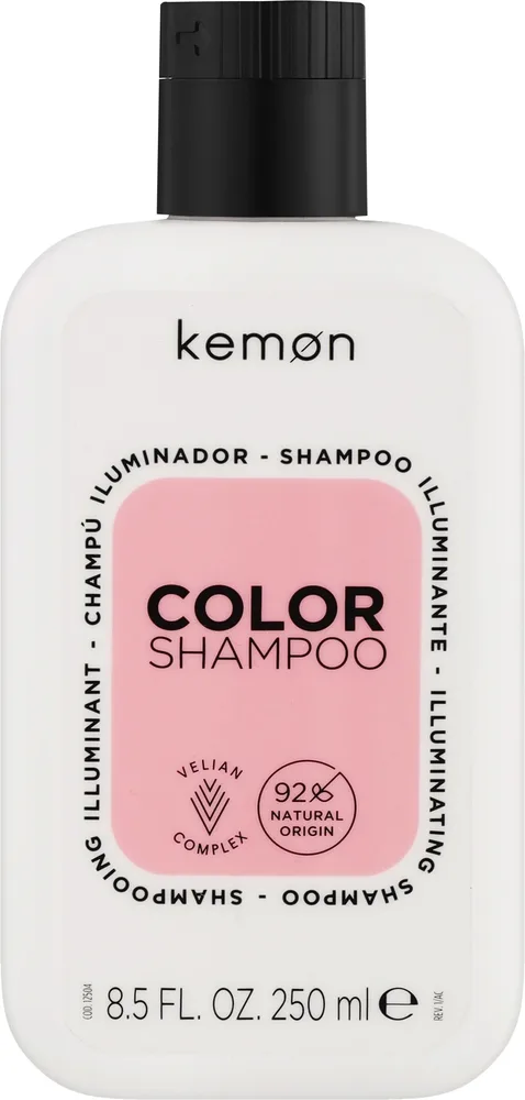 Шампунь Kemon Color для окрашенных волос, с экстрактами ромашки, лилии и люцерны, для яркости и стойкости цвета, 250 мл, Китай