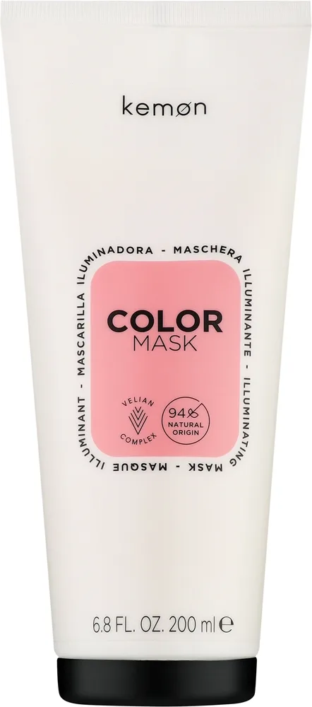 Маска для окрашенных волос Kemon Color Care, масло сладкого миндаля, экстракты ромашки, лилии и люцерны, стойкость цвета