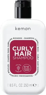 Шампунь Kemon Curly Hair для вьющихся и кудрявых волос, с рисом, ферментом сахаромицетов и алоэ вера, 1000 мл, Италия