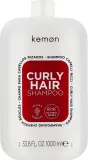 Шампунь Kemon Curly Hair для вьющихся и кудрявых волос, с рисом, ферментом сахаромицетов и алоэ вера, 1000 мл, Италия — фото 4