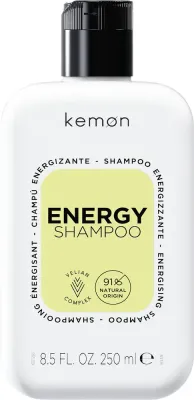 Шампунь Kemon Energy против выпадения волос, с кофеином, женьшенем и салициловой кислотой, для ослабленных волос, 1000 мл, Китай