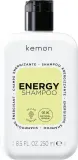 Шампунь Kemon Energy против выпадения волос, с кофеином, женьшенем и салициловой кислотой, для ослабленных волос, 1000 мл, Китай — фото 1