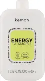 Шампунь Kemon Energy против выпадения волос, с кофеином, женьшенем и салициловой кислотой, для ослабленных волос, 1000 мл, Китай — фото 4