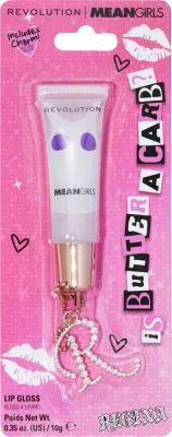 Блеск для губ Makeup Revolution Mean Girls Regina George прозрачный, с зеркальным блеском, 10 г