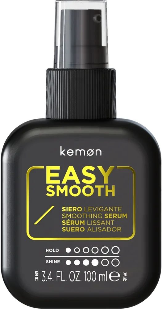 Крем для волос Kemon Easy Smooth разглаживающий, защита от влажности и блеск, запечатывание секущихся кончиков, с льняным маслом, 100 мл
