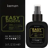 Крем для волос Kemon Easy Smooth разглаживающий, защита от влажности и блеск, запечатывание секущихся кончиков, с льняным маслом, 100 мл — фото 4