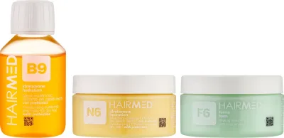 Набор для волос Hairmed Try Me Hydrating шампунь маска и крем для волос сухими волосами 100+100+110 мл