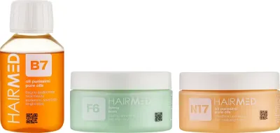 Набор для волос Hairmed Try Me Illuminating шампунь маска и крем для волос волосами и придания им блеска 100+100+100 мл