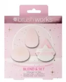 Набор Brushworks Blend & Set спонж Wonder Complexion спонж Blending Drops и пуховка для пудры — фото 1