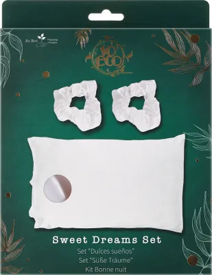 Набор So Eco Sweet Dreams атласная наволочка 50x75 см и резинки для волос в форме облака 2 шт