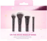 Набор мини-кистей для макияжа Brushworks On The Move Makeup Minis из 4 предметов — фото 1
