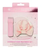 Набор Brushworks Overnight Hair Treatment аппликатор для масла для волос и атласный тюрбан — фото 1