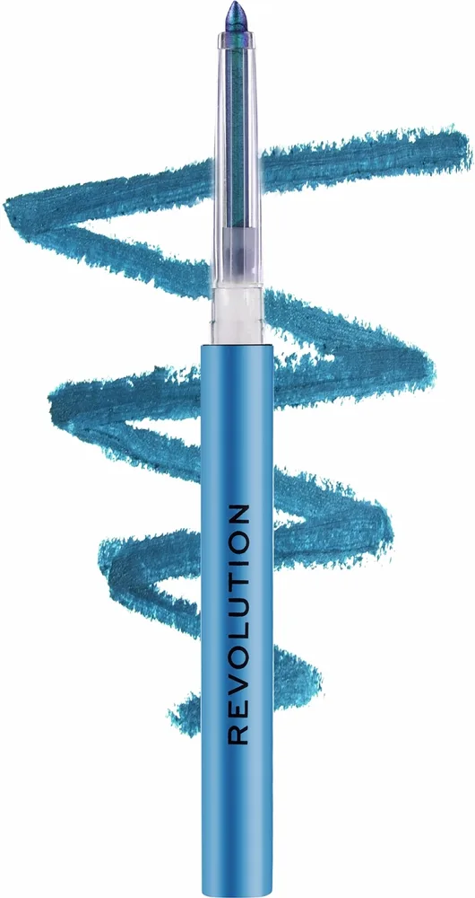 Подводка для глаз Makeup Revolution Metallic Duo Chrome, оттенок Deep Space