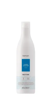 Добавка к осветлителю Kemon Lunex System Restore защита волос при осветлении, с аминокислотами и протеинами, 500 мл