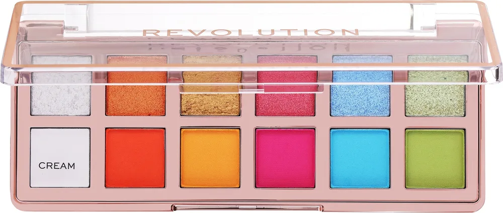 Палетка теней для век Makeup Revolution The Vibrant Icon 12 оттенков