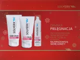 Набор для лица Solverx Sensitive Skin крем крем для рук и крем для век со скваланом и киноа для чувствительной кожи 50+50+15 мл — фото 1