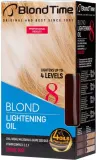 Набор для волос Blond Time Super Blond активатор и масло для придания волосам светлого оттенка блонд 120+60 мл — фото 1