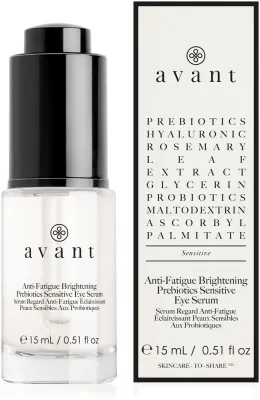 Сыворотка для области вокруг глаз Avant Anti-Fatigue Brightening Prebiotics с пребиотиками экстрактом розмарина и глицерином для чувствительной кожи 15 мл