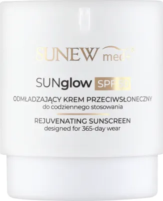 Крем солнцезащитный SunewMed+ Sunglow SPF 50 лицо гиалурон антивозрастной 50 мл
