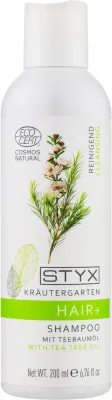 Шампунь Styx Naturcosmetic Tea Tree с эфирными маслами чайного дерева и лаванды, против перхоти и раздражения, 200 мл, Австрия