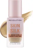 Тональная основа-сыворотка Makeup Revolution Skin Slik Radiant Satin Serum Foundation сатиновая сияющая, 23 мл, оттенок F8.5NW — фото 1