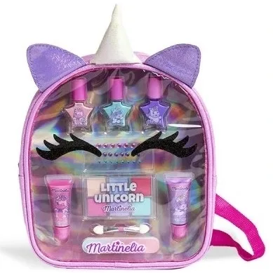 Детский набор косметики Martinelia Little Unicorn лаки палетка теней и блеск для губ