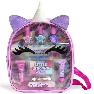 Детский набор косметики Martinelia Little Unicorn лаки палетка теней и блеск для губ